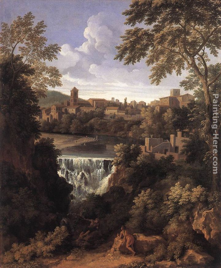 The Falls of Tivoli painting - Gaspard Dughet The Falls of Tivoli art painting